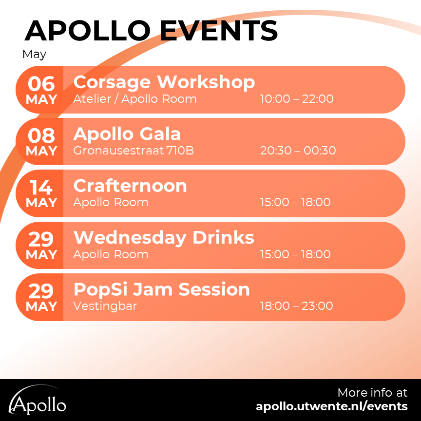 Apollo Events May